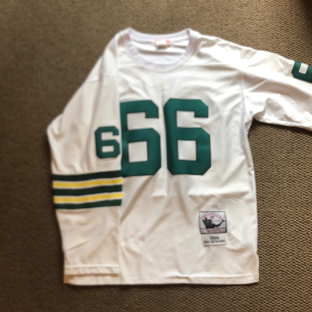 Ray Nitschke 1966 White Jersey